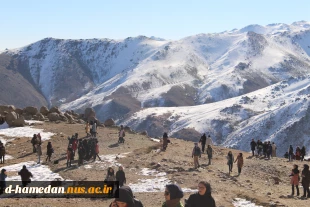 کوهنوردی  جمعی از دانشجویان آموزشکده