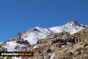 کوهنوردی  جمعی از دانشجویان آموزشکده