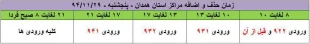 زمان حذف و اضافه بر  اساس ورودی