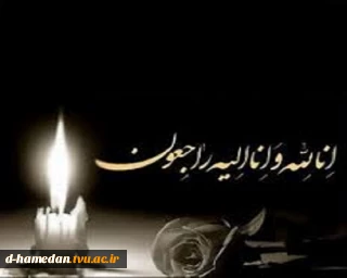 همکار گرامی ، سرکار خانم شهابی 
اندوه ما در غم از دست دادن ان عزیز بزرگوار در واژه ها نمیگنجد تنها میتوانیم از خداوند برایتان صبری عظیم و برای آن مرحوم روحی شاد و آرام طلب کنیم