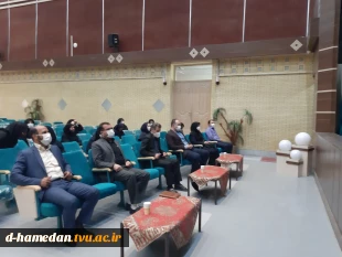 برگزاری جلسه ی معارفه ی رئیس آموزشکده ی دختران حضرت زینب کبری (س) همدان 2