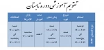 تقویم آموزشی ترم تابستانی - کلیک کنید 2