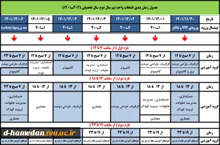 حذف و اضافه نیمسال 012