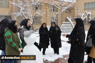 برگزاری جشنواره ساخت آدم برفی به مناسبت نیمه شعبان و در آستانه برگزاری انتخابات مجلس شورای اسلامی 5