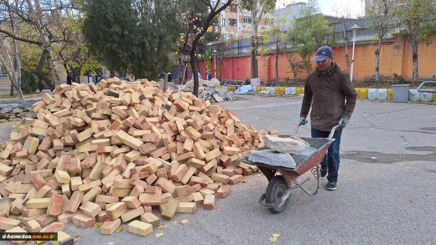 گزارش تصویری از روند ساخت المان و فضا سازی شهید گمنام در آموزشکده ملی مهارت دختران همدان 15