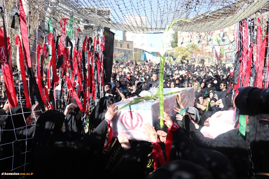 در روز شهادت حضرت زهرا(س)، شهید خوشنام، بر روی دستان جمعیتی دلداده، در مزارش، آرام گرفت 2