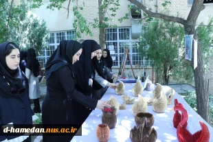 برپایی نمایشگاه آثار دانشجویان گروه گرافیک، واحد چیدمان هنرهای تجسمی و بازشناخت عناصر بومی 4