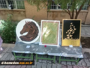برپایی نمایشگاه آثار دانشجویان گروه گرافیک، واحد چیدمان هنرهای تجسمی و بازشناخت عناصر بومی 8