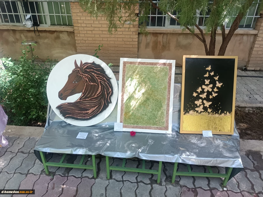 برپایی نمایشگاه آثار دانشجویان گروه گرافیک، واحد چیدمان هنرهای تجسمی و بازشناخت عناصر بومی 8