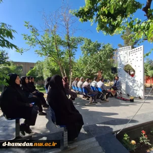 مراسم قرائت زیارت عاشورا و مرثیه سرایی به همراه غبار روبی مزار شهید گمنام به مناسبت شهادت امام جواد ع