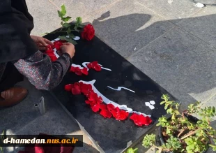 مراسم قرائت زیارت عاشورا و مرثیه سرایی به همراه غبار روبی مزار شهید گمنام به مناسبت شهادت امام جواد ع
 2