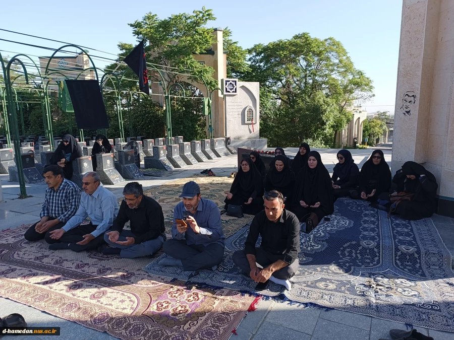 تجدید میثاق کارکنان آموزشکده ملی مهارت دختران همدان باآرمان های امام راحل و شهدا، با حضور بر مزار سردار همدانی و قرائت زیارت عاشورا، در سالروز شهادت امام محمد باقر (ع) و در آستانه ی رحلت امام خمینی (ره) 2