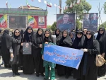 حضور کارکنان آموزشکده ملی مهارت دختران همدان در مراسم تشییع و تدفین سپهبد شهید شادمانی 2