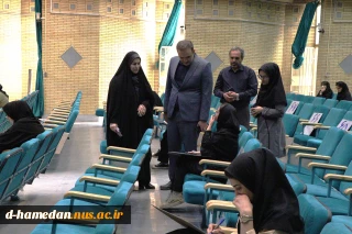 بازدید جناب آقای دکتر کاظمی، رئیس دانشگاه ملی مهارت استان همدان از اولین روز برگزاری امتحانات نیمسال دوم ۱۴۰۴ _۱۴۰۳