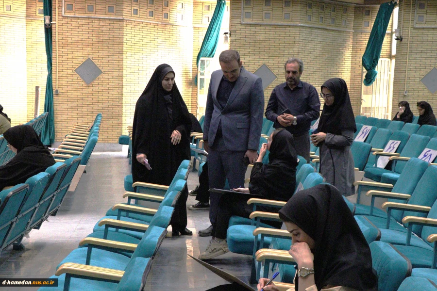 بازدید جناب آقای دکتر کاظمی، رئیس دانشگاه ملی مهارت استان همدان از اولین روز برگزاری امتحانات نیمسال دوم ۱۴۰۴ _۱۴۰۳
 2