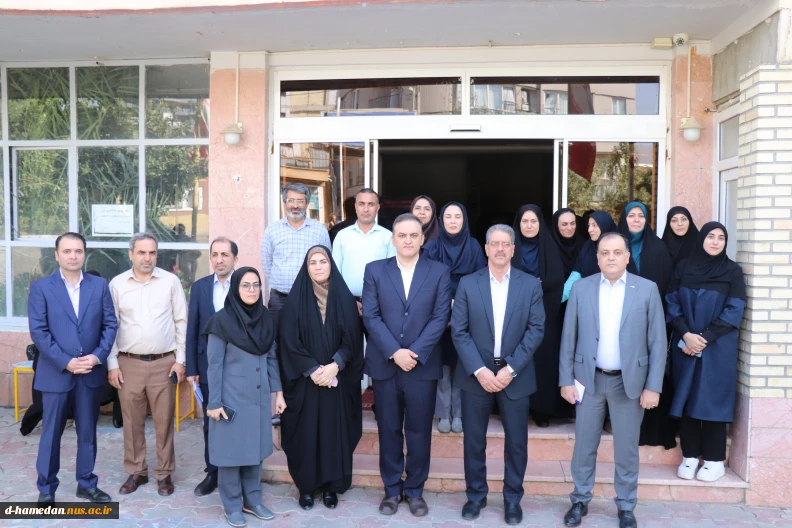 بازدید دکتر زمانی، رئیس دانشگاه ملی مهارت از آموزشکده ملی مهارت دختران همدان