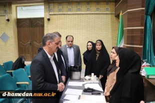 بازدید دکتر زمانی، رئیس دانشگاه ملی مهارت از آموزشکده ملی مهارت دختران همدان 3